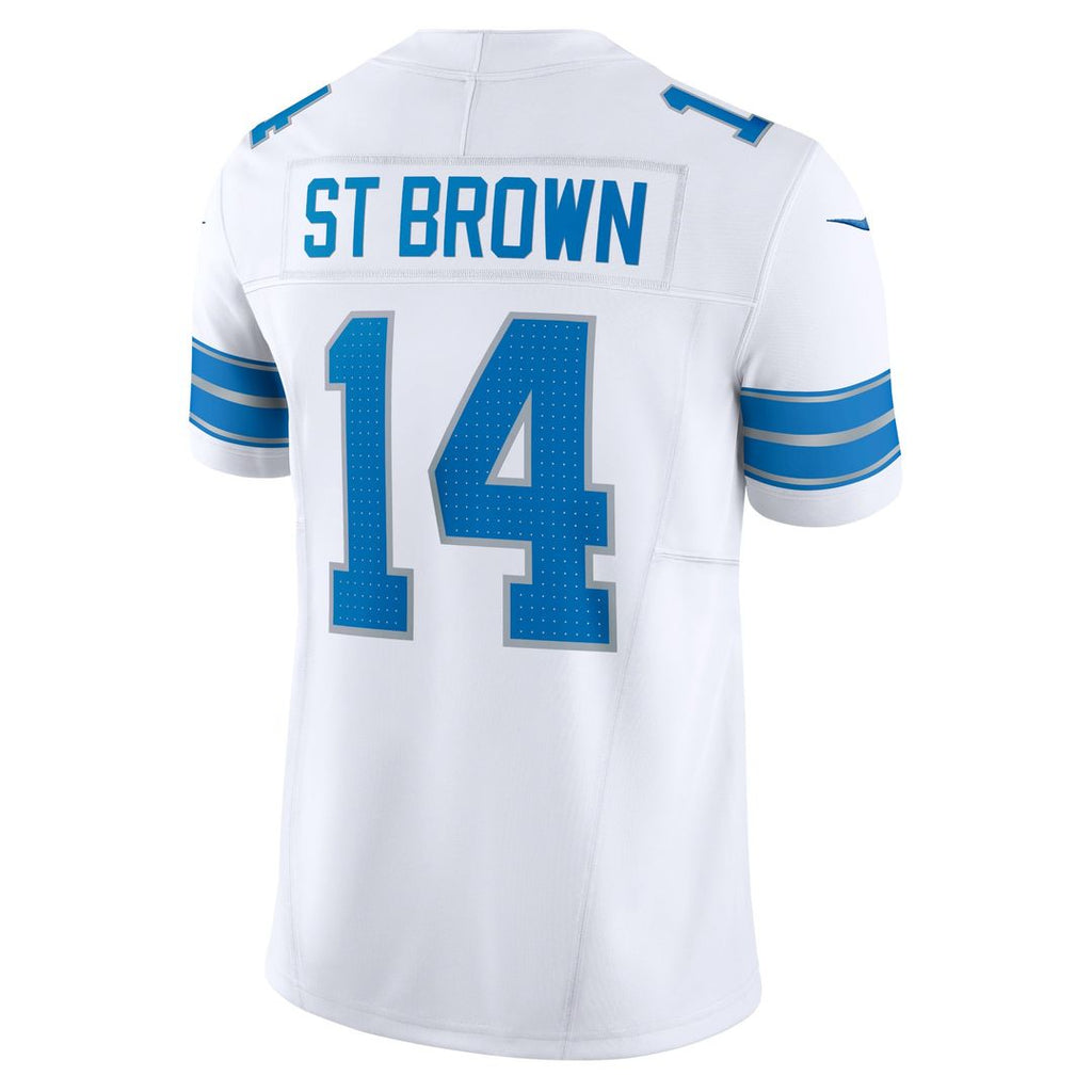 Men's Detroit Lions Amon-Ra St. Brown Nike Blue Vapor F.U.S.E. Limited Jersey
