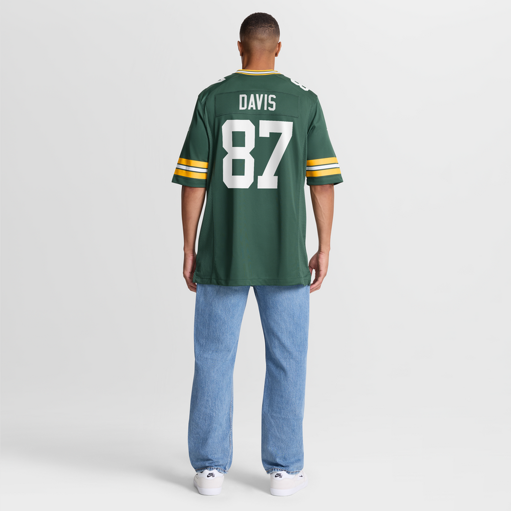 Men's Green Bay Packers Willie Davis Nike Green Game Retired Player Jersey