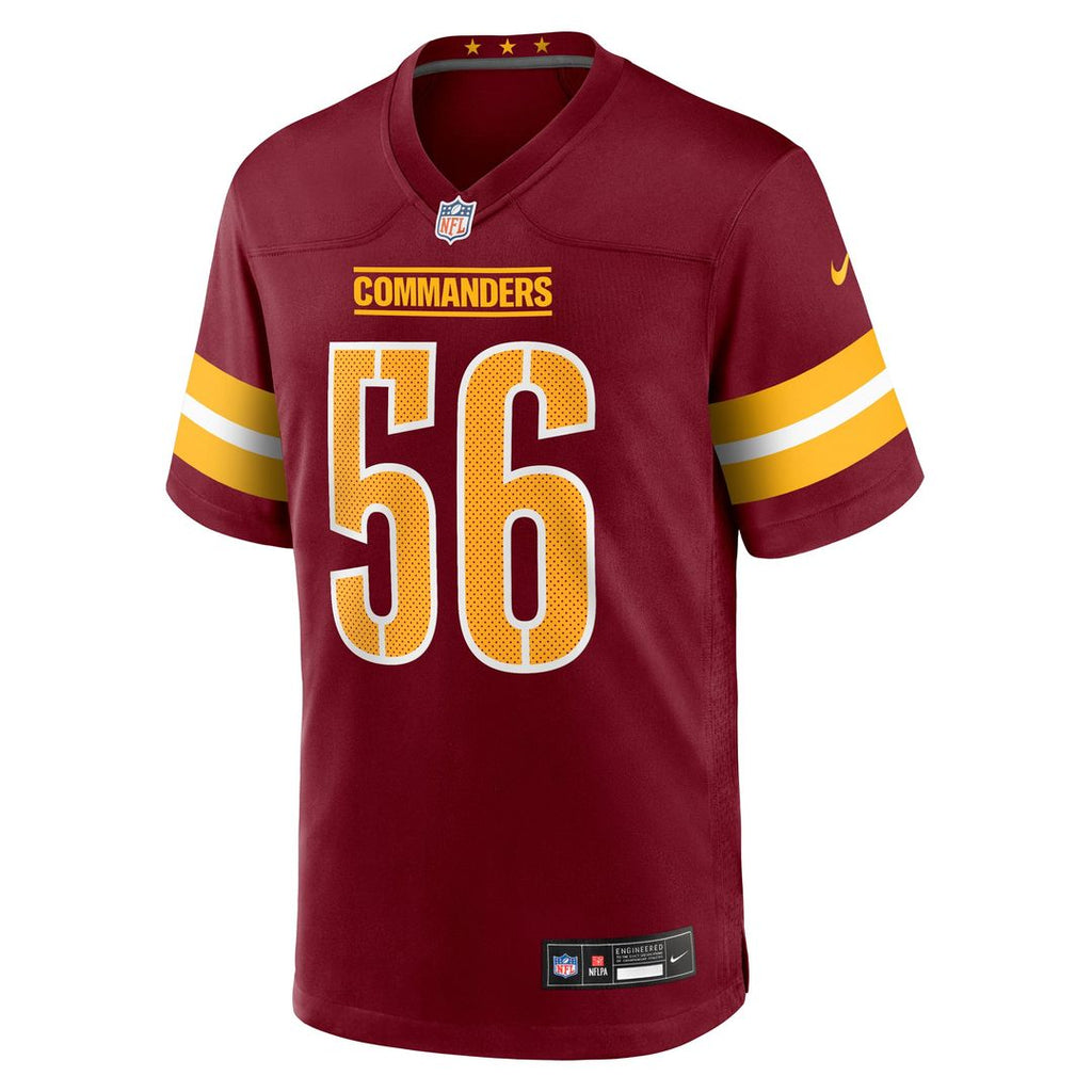 Men's Washington Commanders Kain Medrano Nike  Burgundy Team Game Jersey