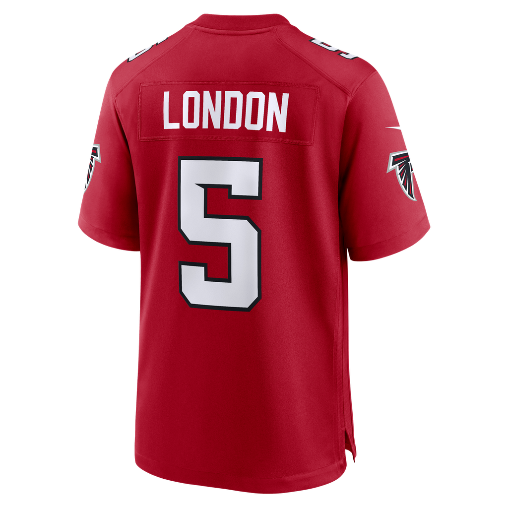 Men's Atlanta Falcons Drake London Nike White Game Jersey