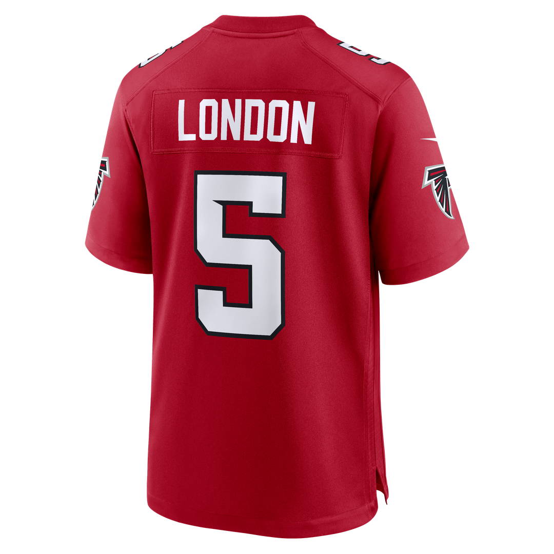 Men's Atlanta Falcons Drake London Nike White Game Jersey