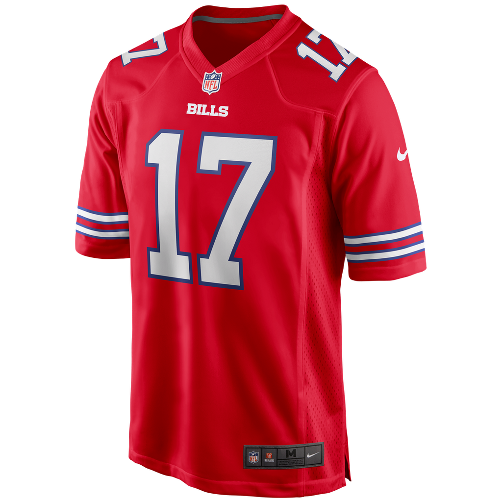 Men's Buffalo Bills Josh Allen Nike White White Game Player Jersey