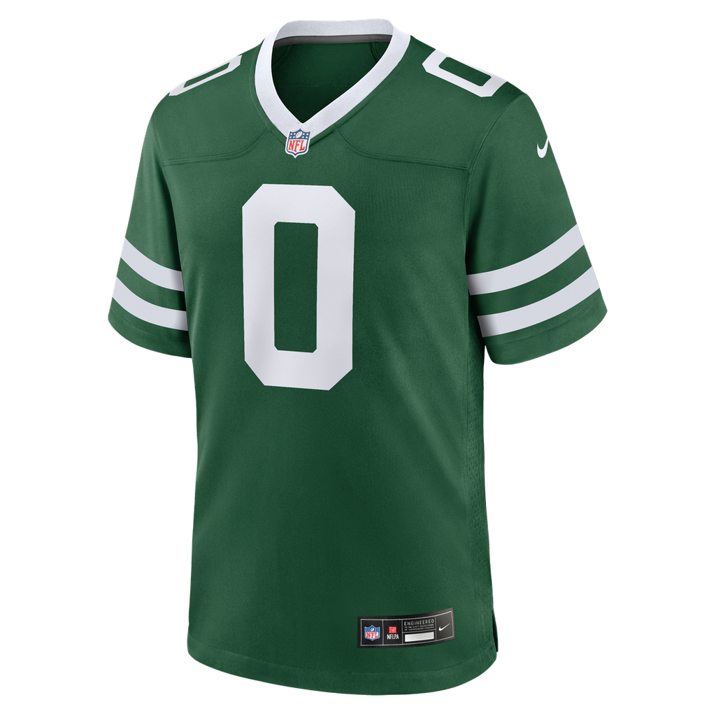 Men's New York Jets Braelon Allen Nike Legacy Green Game Jersey