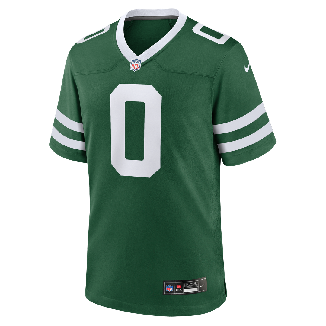 Men's New York Jets Braelon Allen Nike Legacy Green Game Jersey