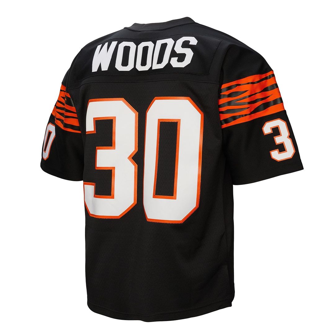 Men's Cincinnati Bengals Ickey Woods Mitchell & Ness Black 1988 Legacy Replica Jersey