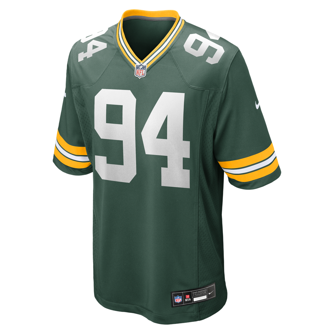 Men's Green Bay Packers Karl Brooks Nike  Green  Game Jersey