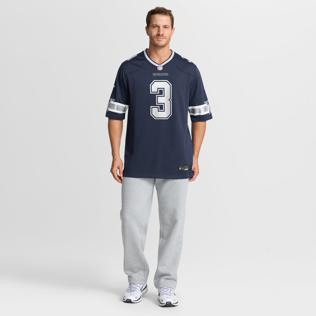 Men's Dallas Cowboys George Pickens Nike Navy Game Jersey