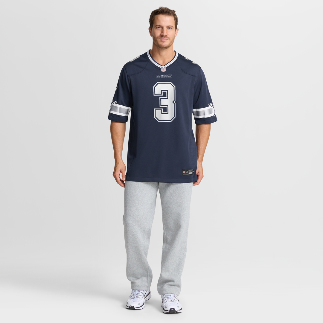 Men's Dallas Cowboys George Pickens Nike Navy Game Jersey