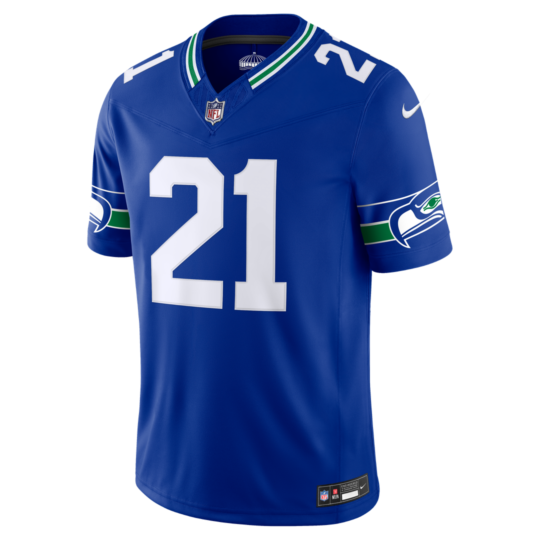 Men's Seattle Seahawks Devon Witherspoon Nike Royal Alternate Vapor F.U.S.E. Stitched Limited Jersey