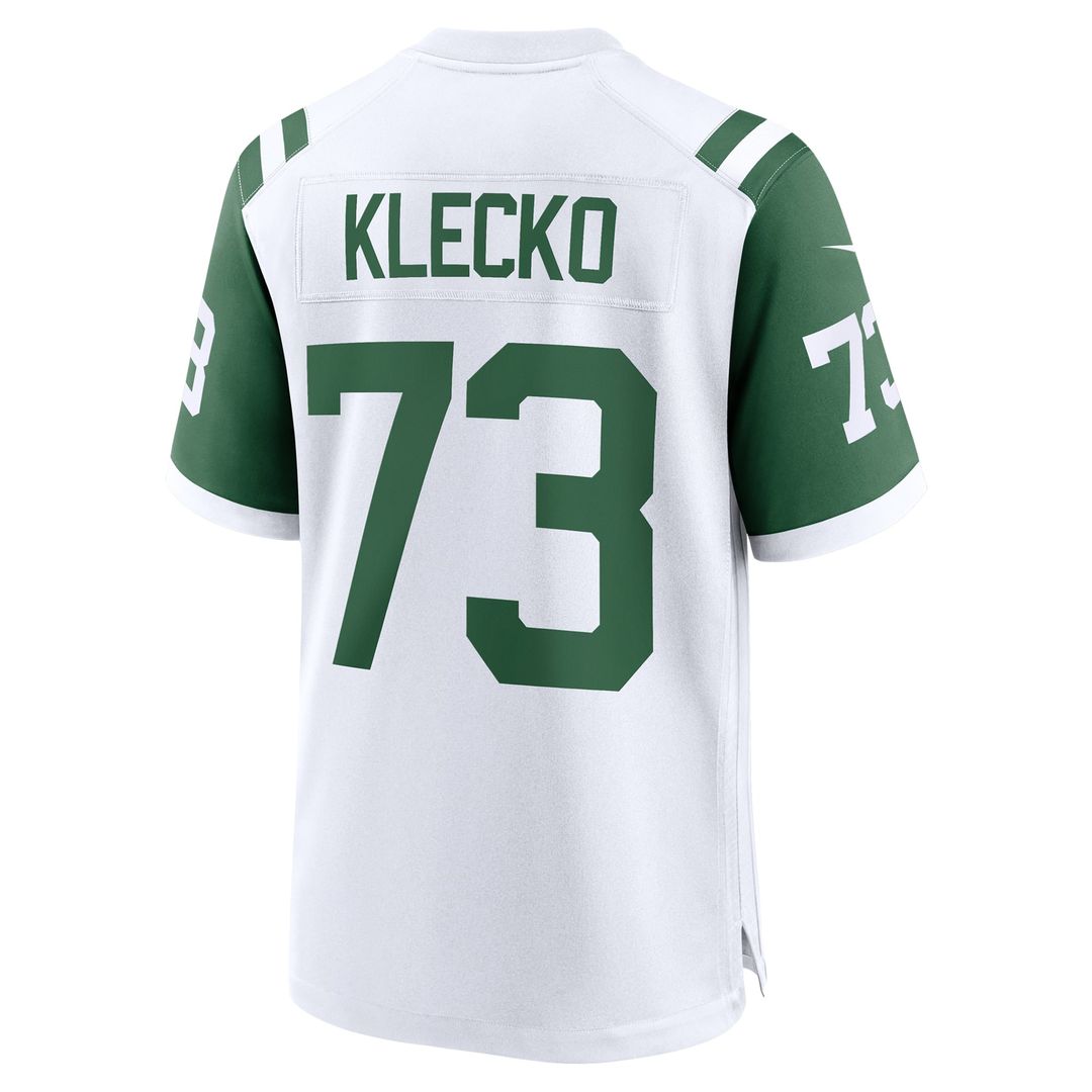 Men's New York Jets Joe Klecko Nike White Retired Player Alternate Game Jersey