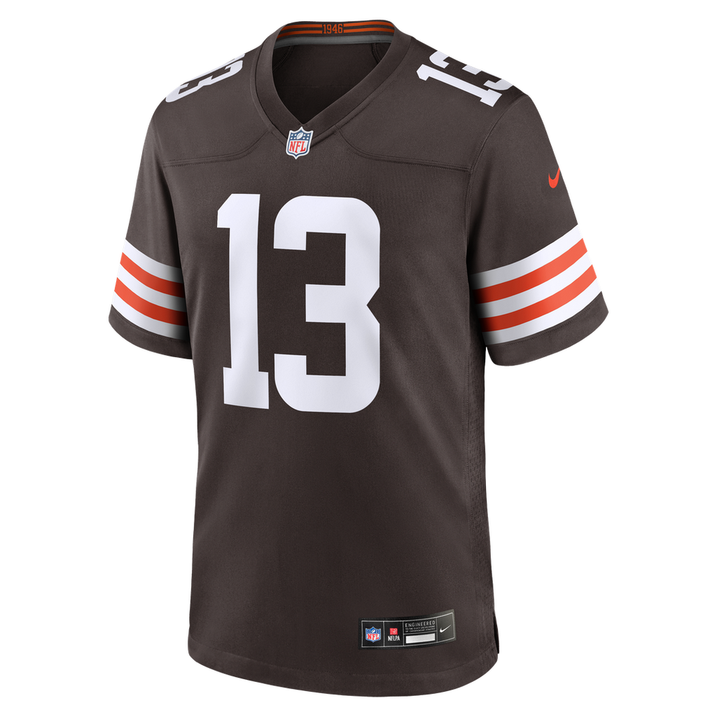 Men's Cleveland Browns Corey Bojorquez Nike Brown Game Jersey