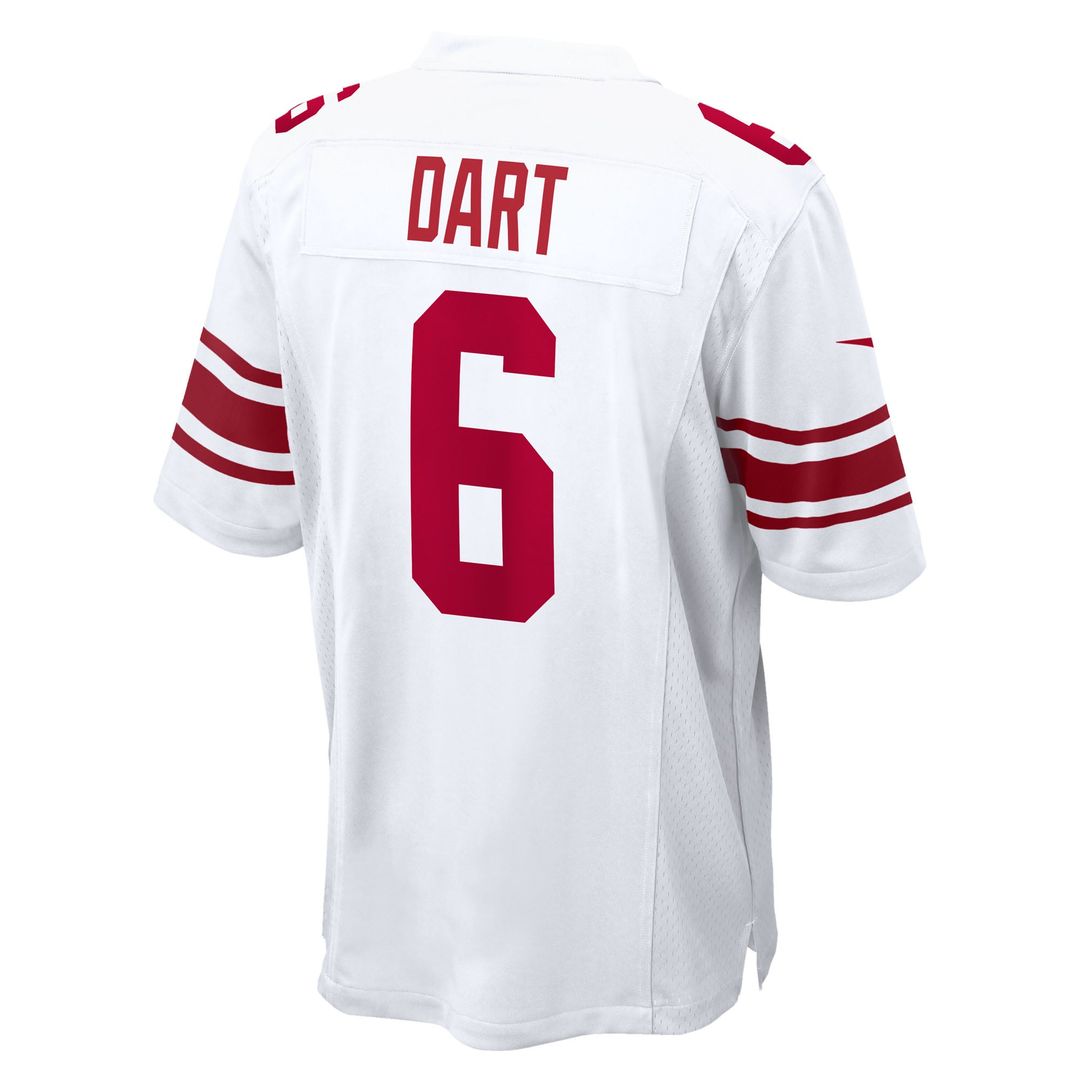 Men's New York Giants Jaxson Dart Nike Red Alternate Century Red Game Jersey