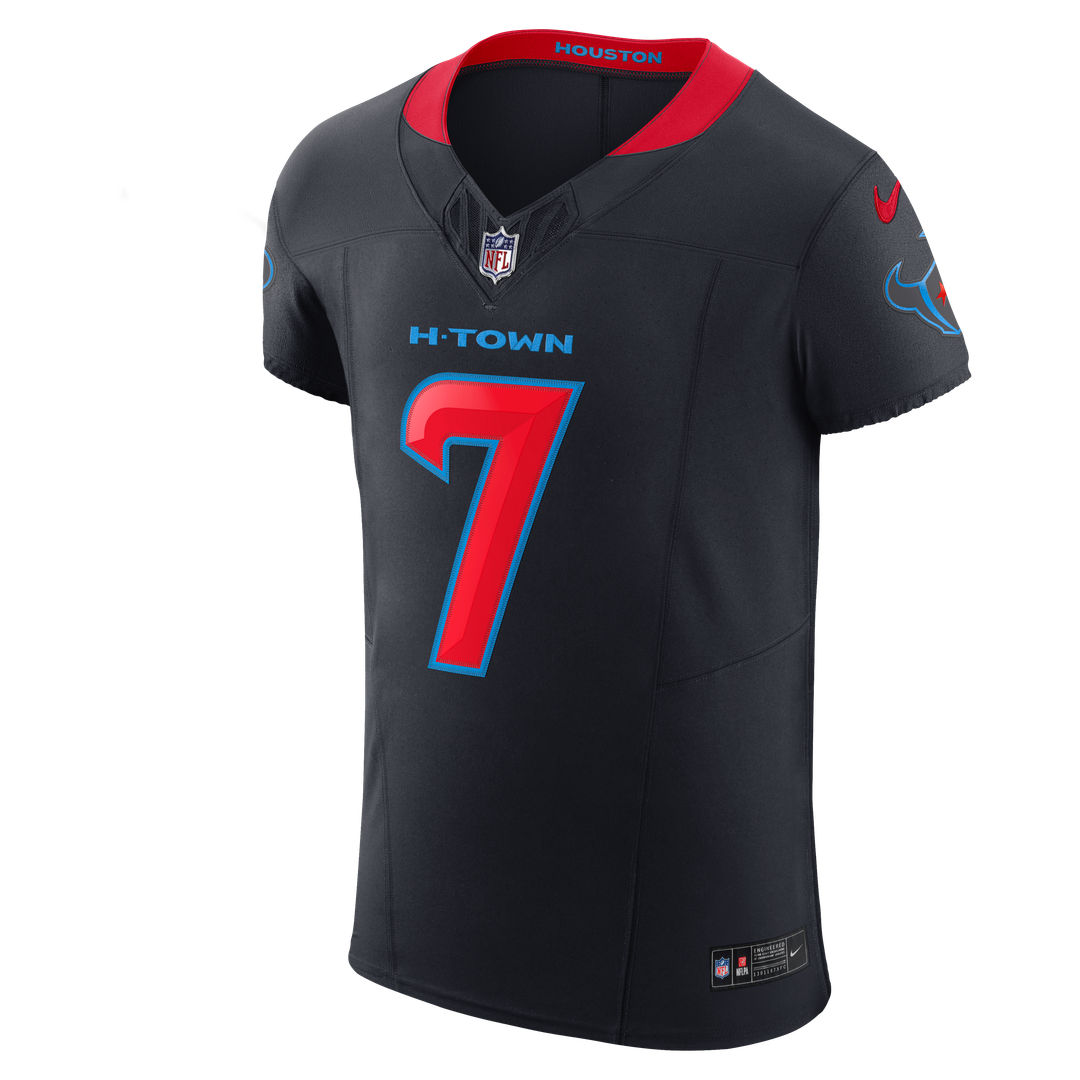 Men's Houston Texans C.J. Stroud Nike Navy Alternate 2 Vapor F.U.S.E. Elite Jersey