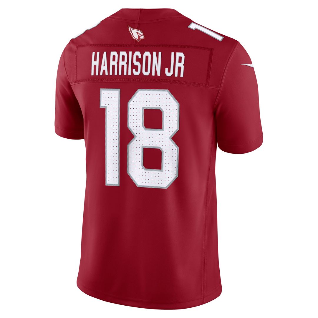 Men's Arizona Cardinals Marvin Harrison Jr. Nike White Vapor F.U.S.E. Stitched Limited Jersey