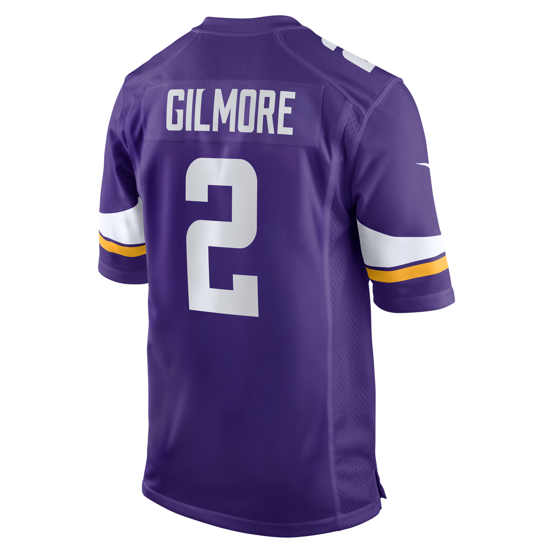 Men's Minnesota Vikings Stephon Gilmore Nike  Purple  Game Jersey