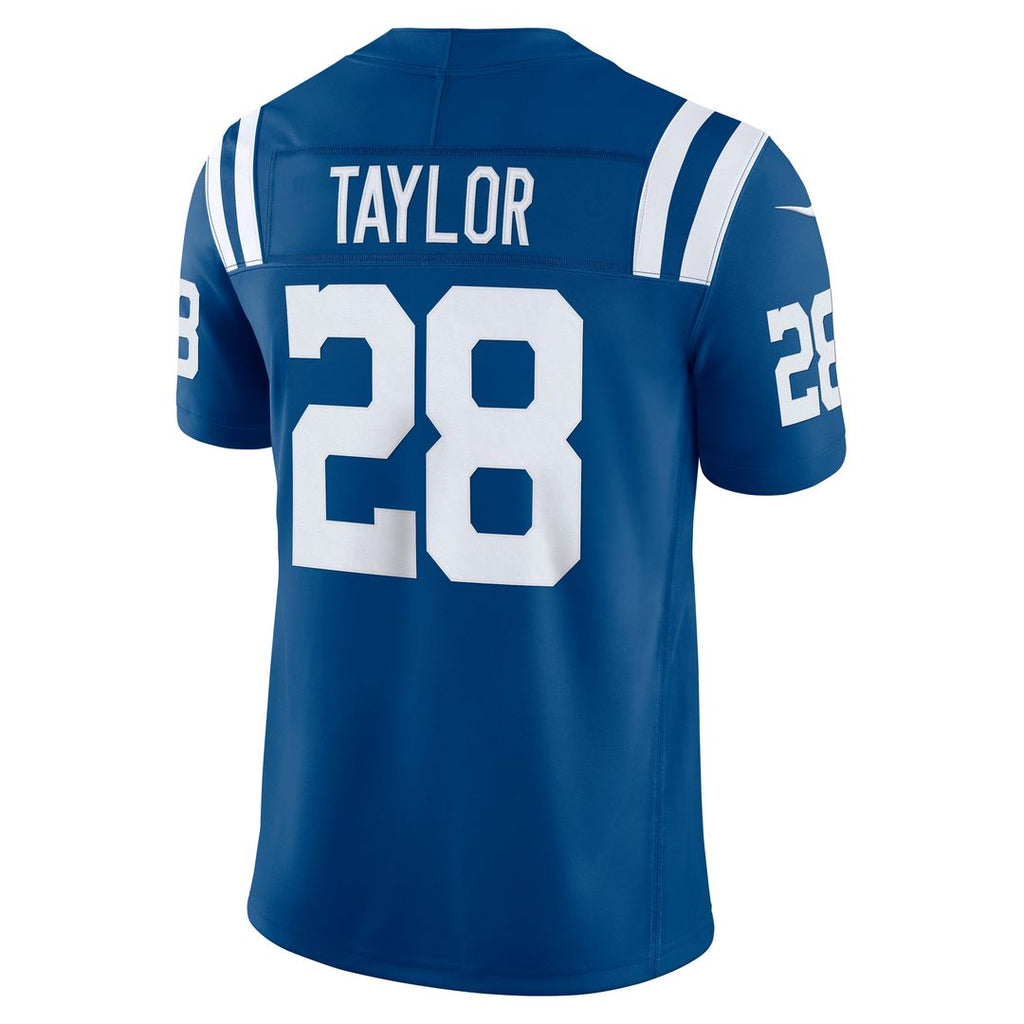Men's Indianapolis Colts Jonathan Taylor Nike White Vapor F.U.S.E. Stitched Limited Jersey