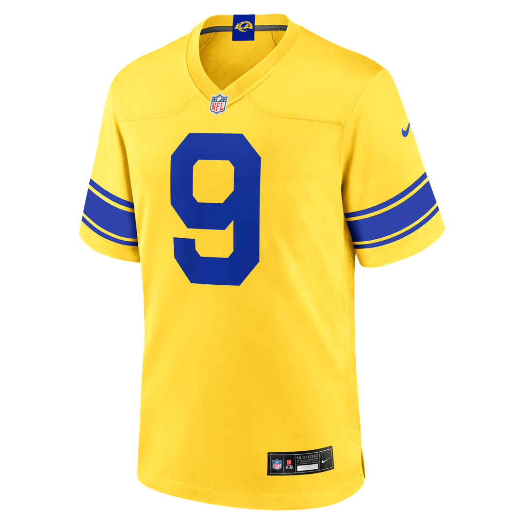 Men's Los Angeles Rams Matthew Stafford Nike White White Game Player Jersey