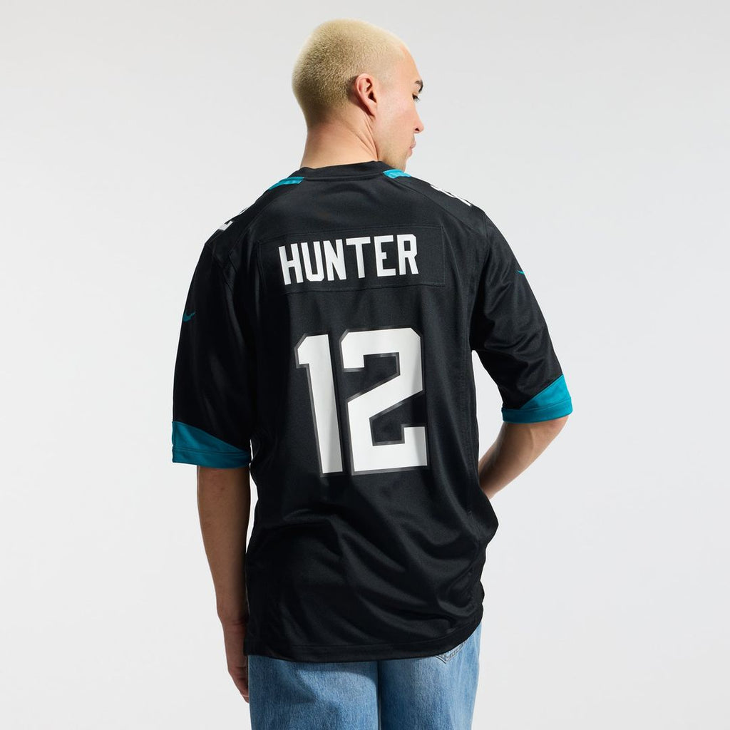 Men's Jacksonville Jaguars Travis Hunter Nike Black Alternate Game Jersey