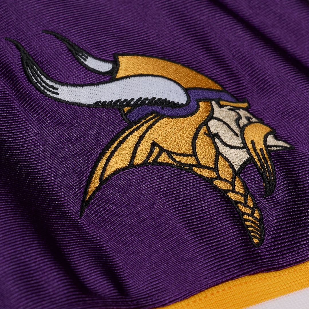 Men's Minnesota Vikings Cris Carter Mitchell & Ness Purple 2001 Authentic Throwback Jersey