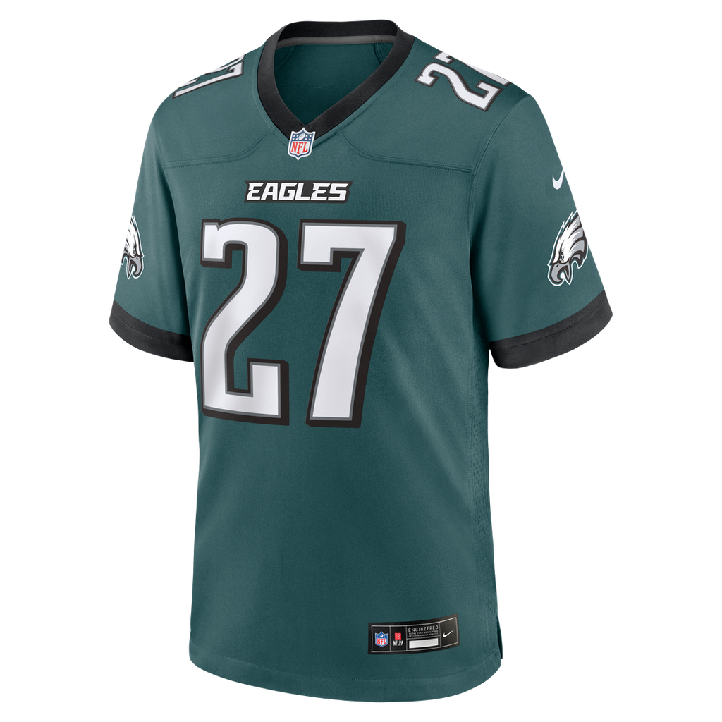 Men's Philadelphia Eagles Quinyon Mitchell Nike  Midnight Green Team Game Jersey
