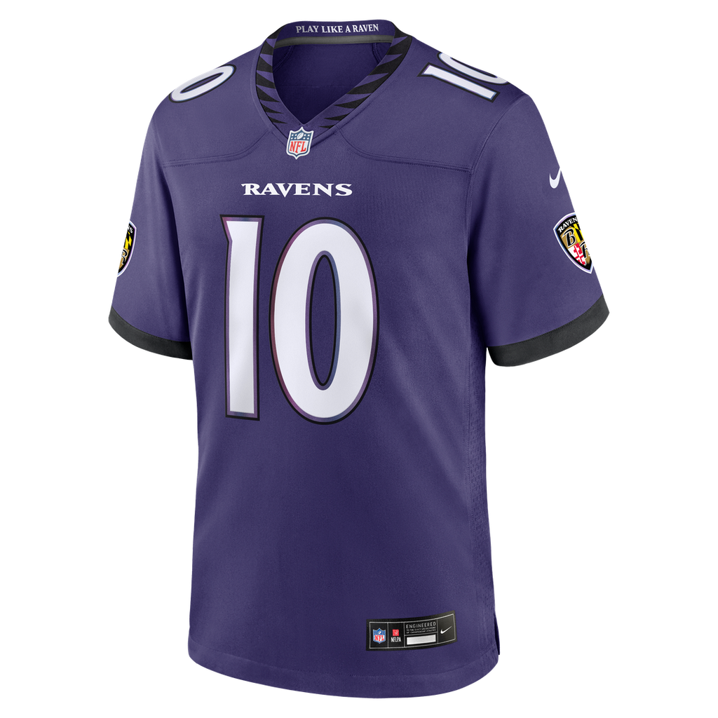 Men's Baltimore Ravens LaJohntay Wester Nike Purple Team Game Jersey