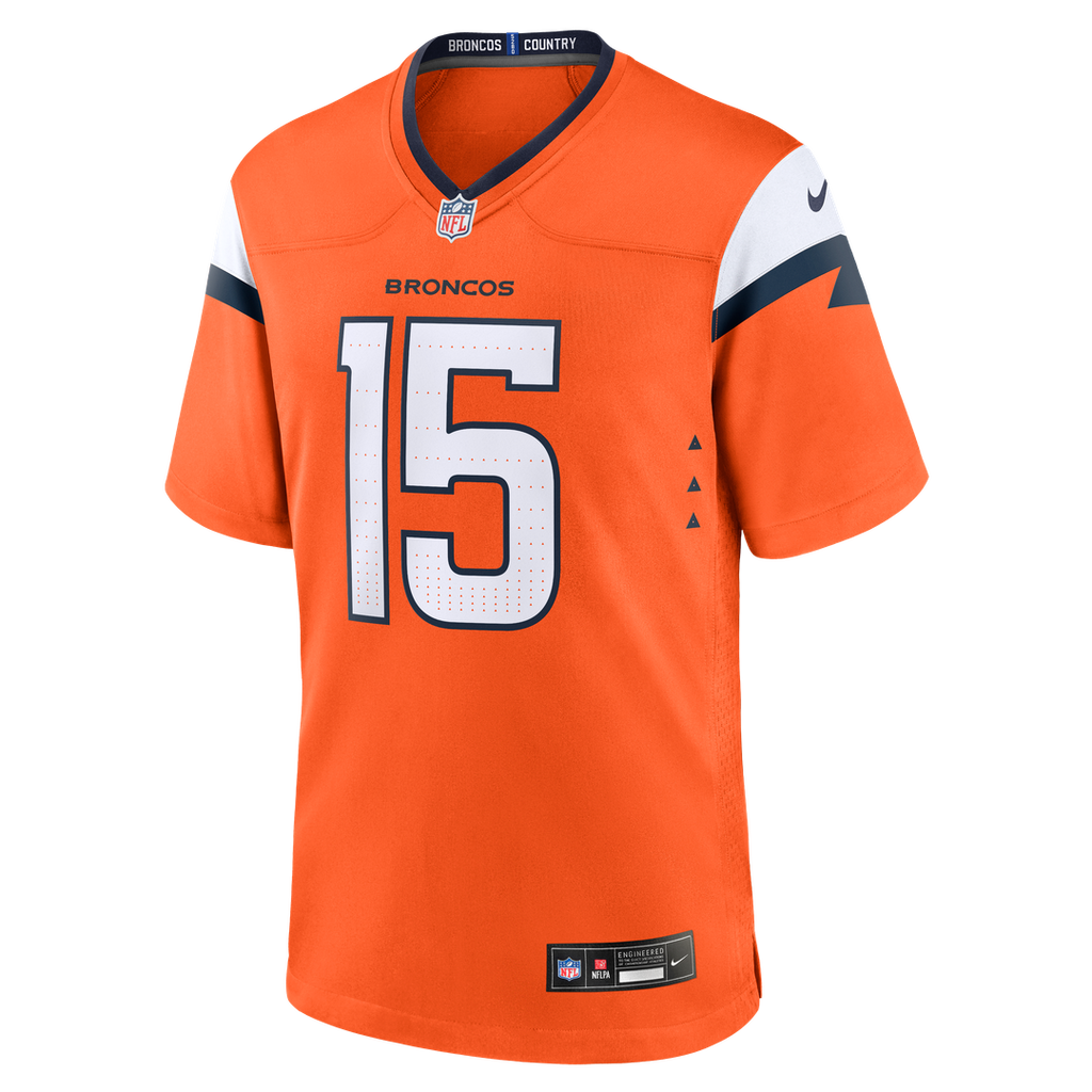 Men's Denver Broncos Nik Bonitto Nike  Orange Team Game Jersey