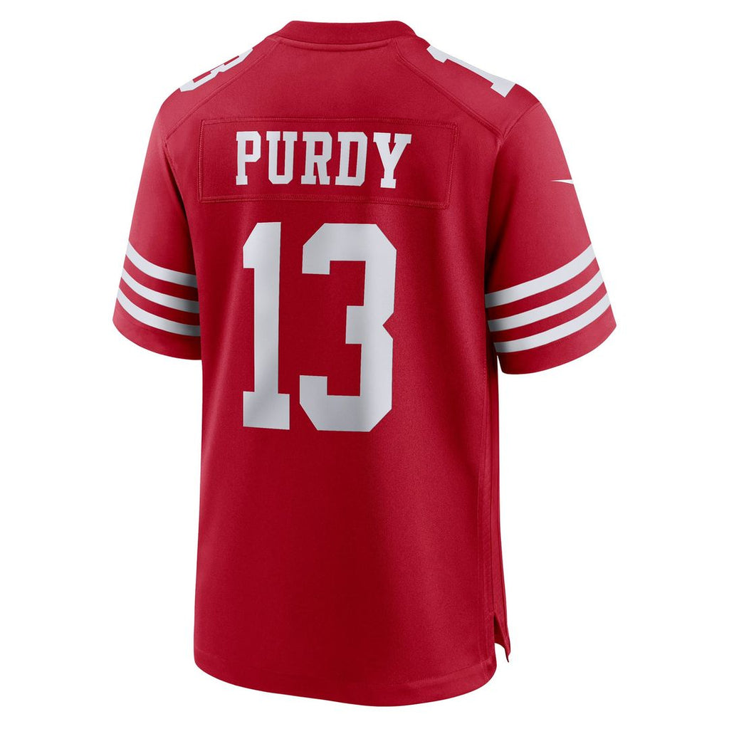 Men's San Francisco 49ers Brock Purdy Nike White Game Player Jersey
