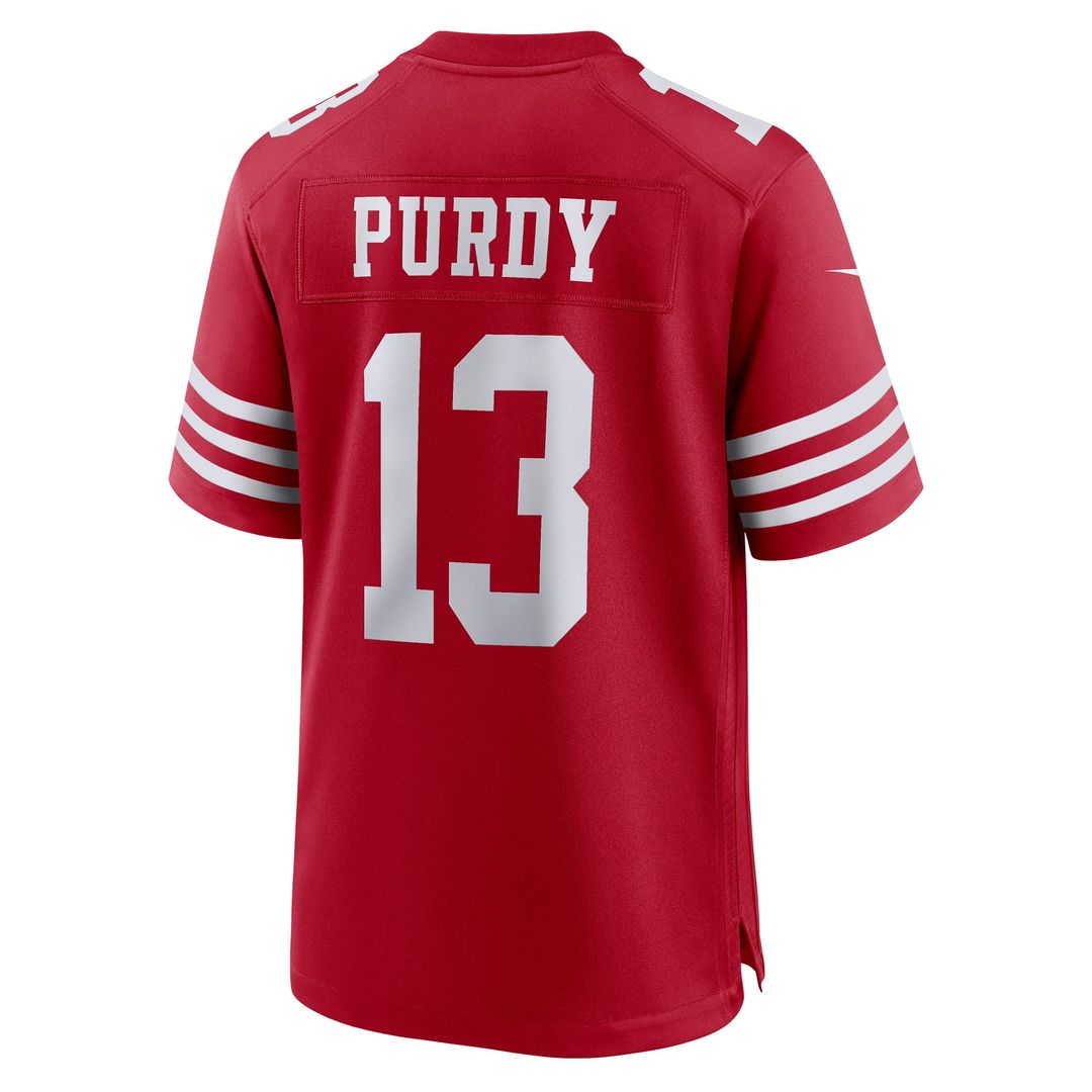 Men's San Francisco 49ers Brock Purdy Nike White Game Player Jersey