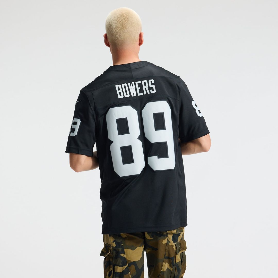 Men's Las Vegas Raiders Brock Bowers Nike White Vapor F.U.S.E. Stitched Limited Jersey