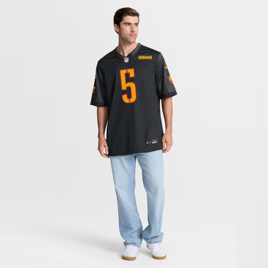 Men's Washington Commanders Jayden Daniels Nike White  Player Game Jersey