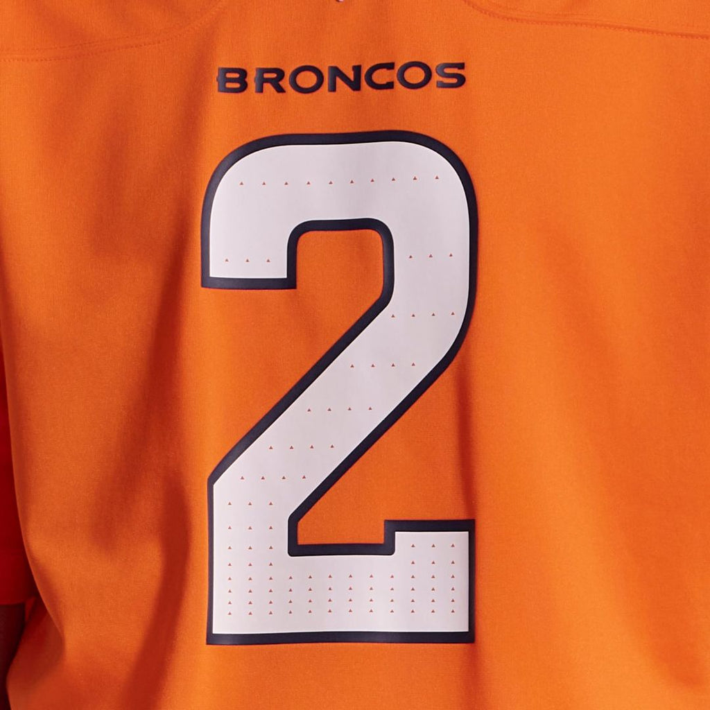 Men's Denver Broncos Patrick Surtain II Nike Orange Team Game Jersey