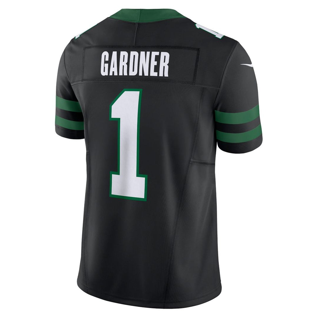 Men's New York Jets Ahmad Sauce Gardner Nike Legacy White Vapor F.U.S.E. Limited Jersey