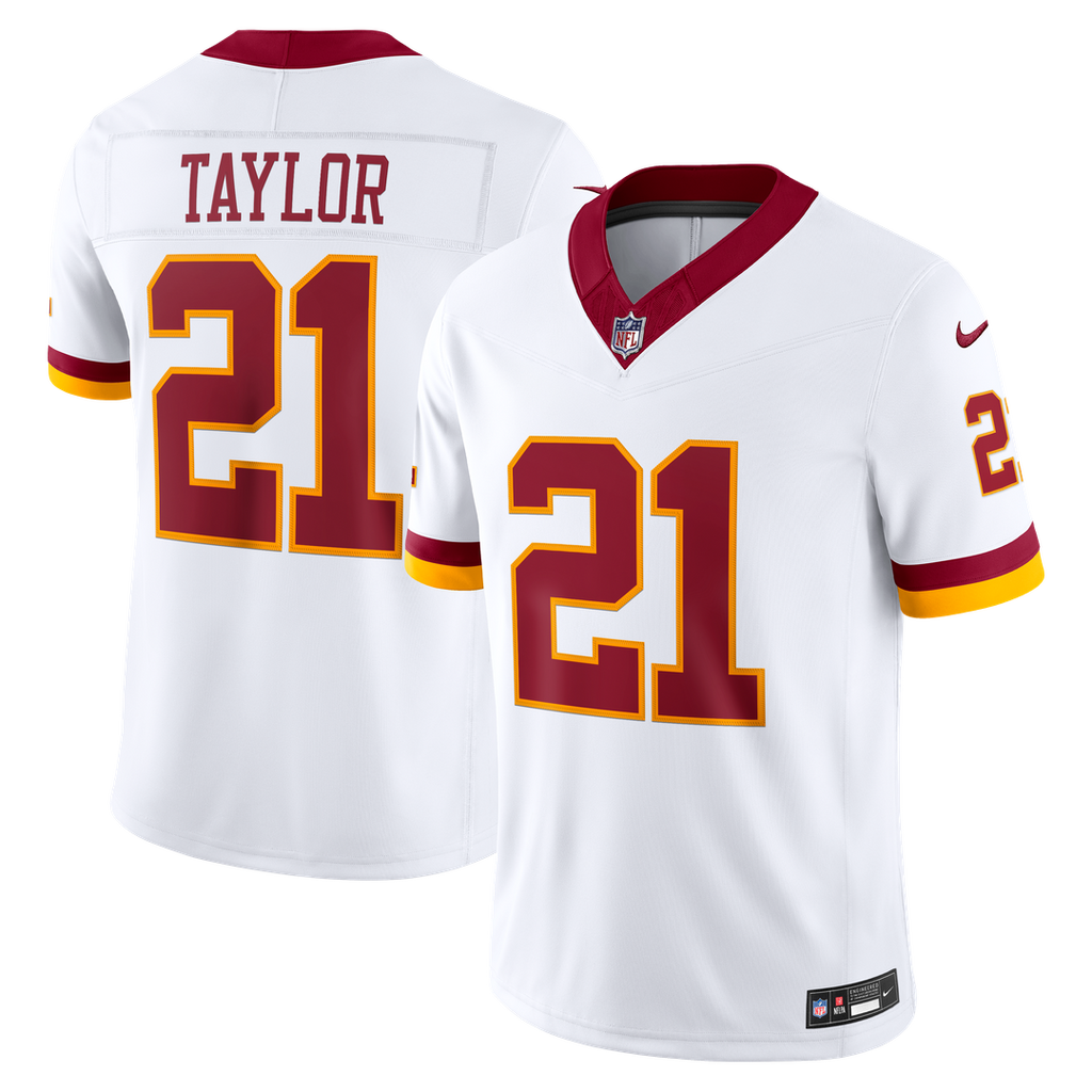 Men's Washington Commanders Sean Taylor Nike White Vapor F.U.S.E. Stitched Retired Limited Jersey