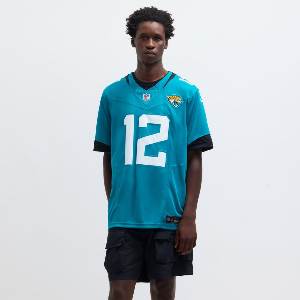 Men's Jacksonville Jaguars Travis Hunter Nike Teal Team Limited Jersey
