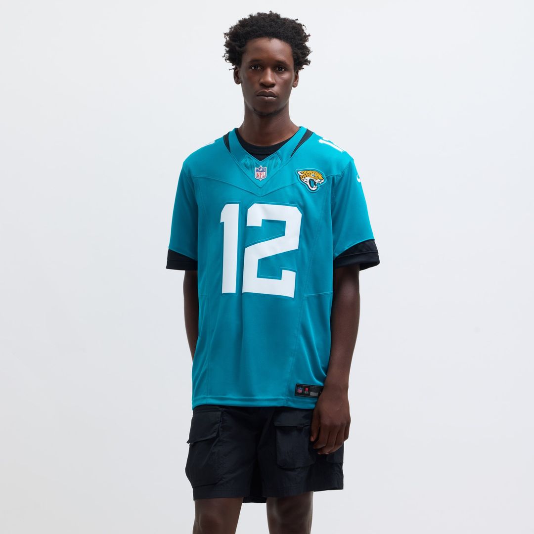 Men's Jacksonville Jaguars Travis Hunter Nike Teal Team Limited Jersey