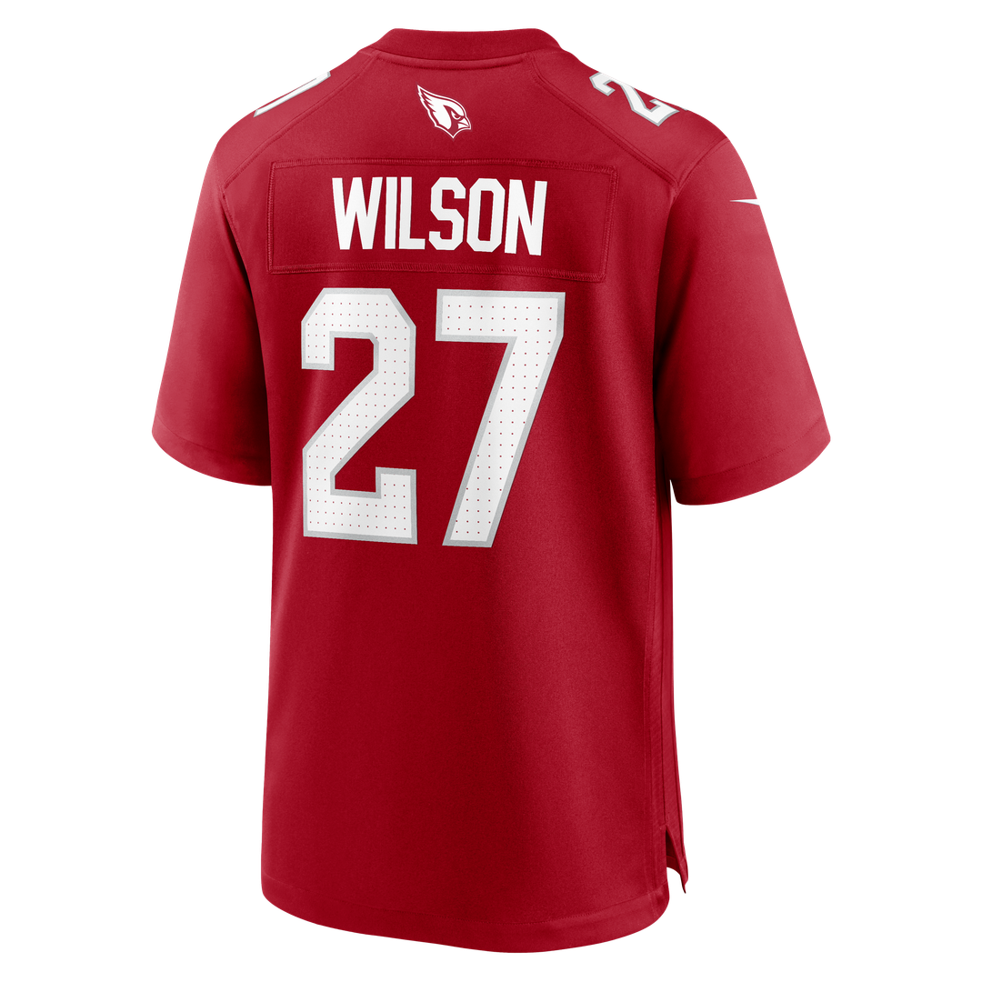 Men's Arizona Cardinals Divaad Wilson Nike  Cardinal Team Game Jersey