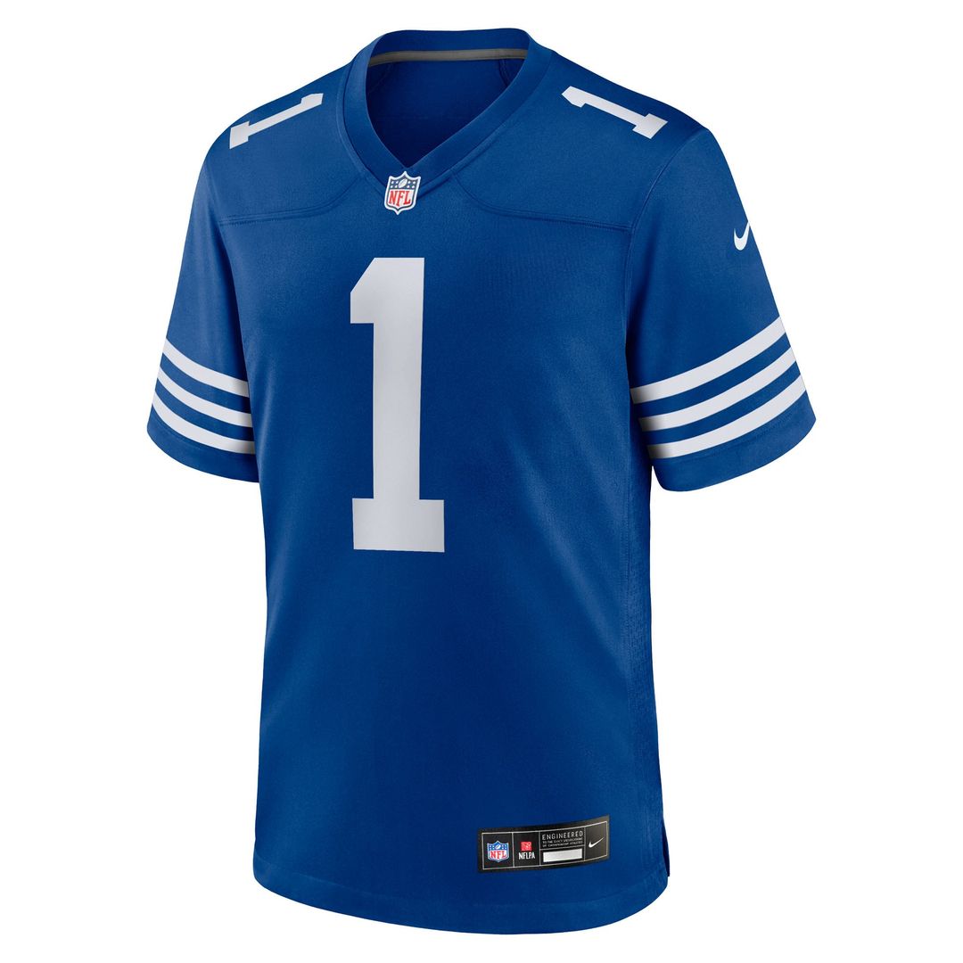 Men's Indianapolis Colts Ahmad Sauce Gardner Nike  Royal Alternate  Game Jersey