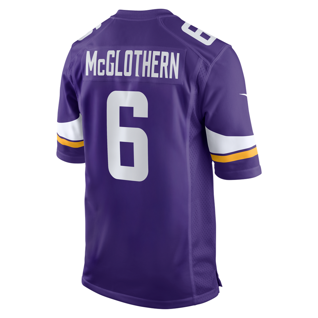 Men's Minnesota Vikings Dwight McGlothern Nike  Purple Team Game Jersey