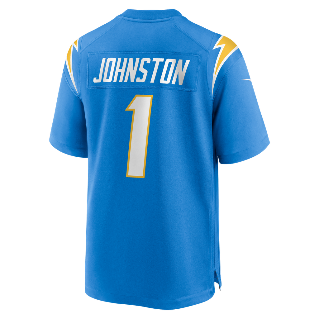 Men's Los Angeles Chargers Quentin Johnston Nike Powder Blue  Game Player Jersey
