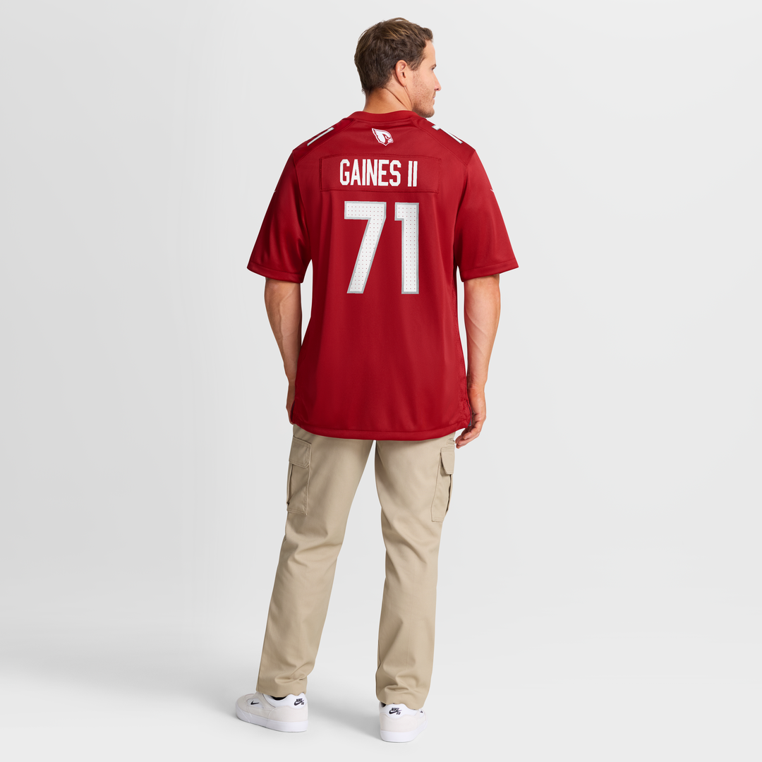 Men's Arizona Cardinals Jon Gaines II Nike  Cardinal Team Game Jersey