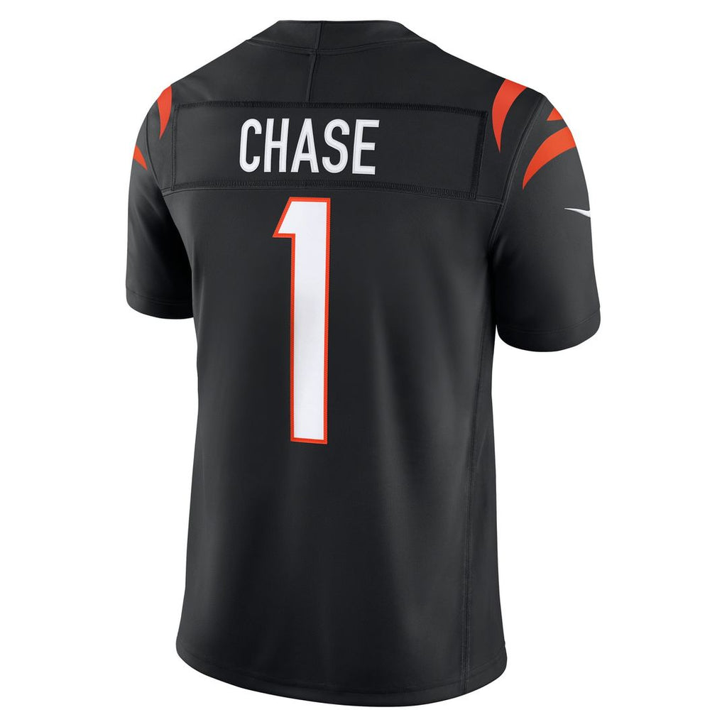 Men's Cincinnati Bengals Ja'Marr Chase Nike White Vapor F.U.S.E. Stitched Limited Jersey