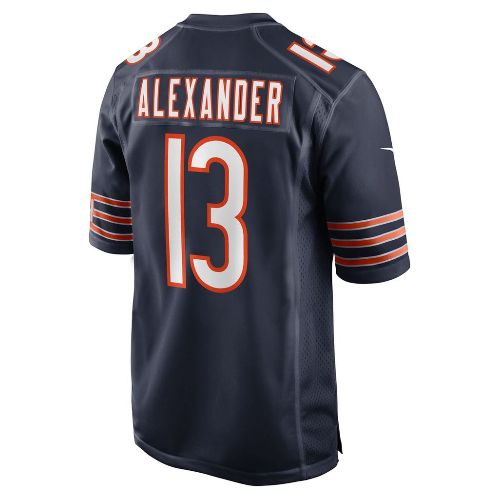 Men's Chicago Bears Maurice Alexander Nike  Navy Team Game Jersey