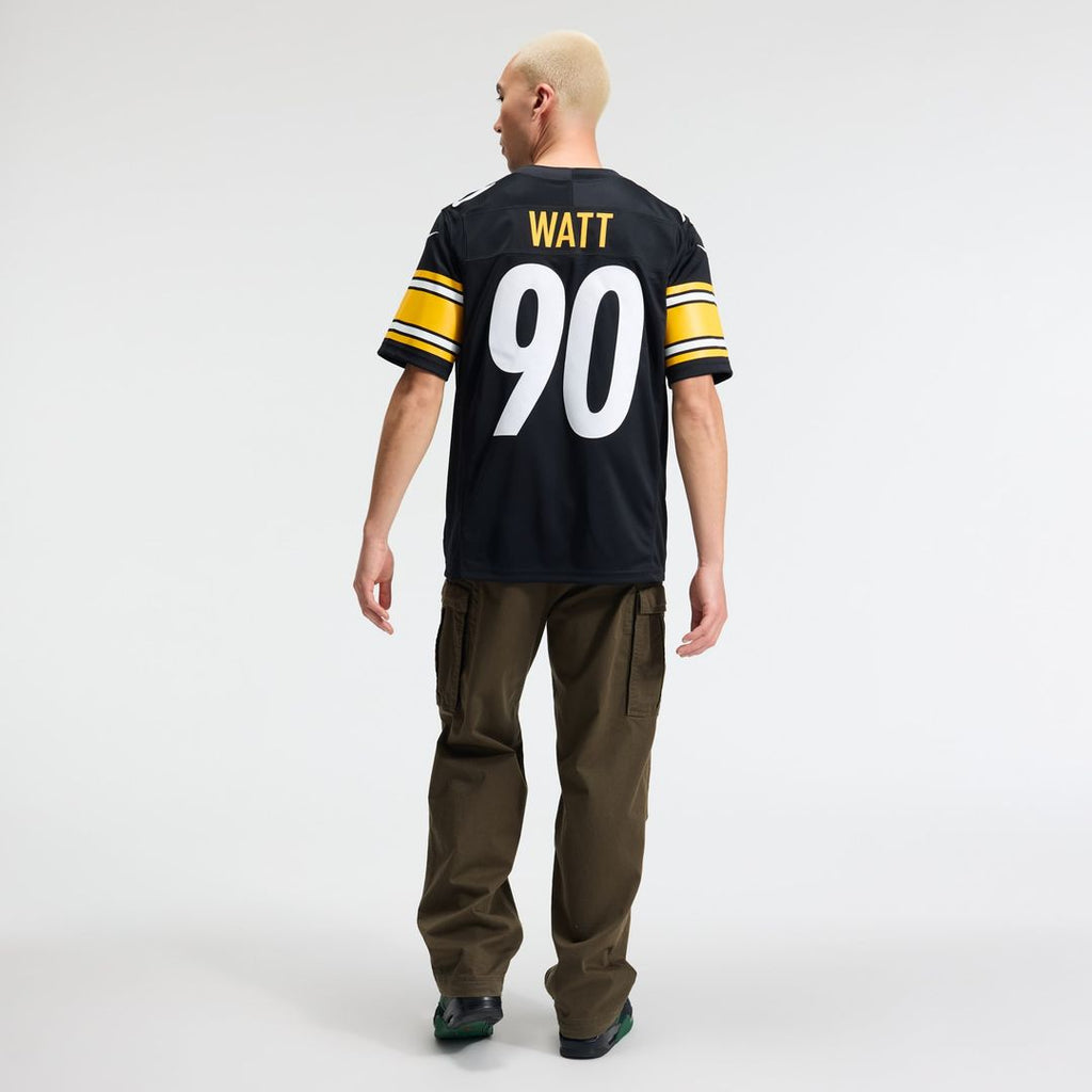 Men's Pittsburgh Steelers T.J. Watt Nike Gold Alternate Vapor F.U.S.E. Stitched Limited Jersey