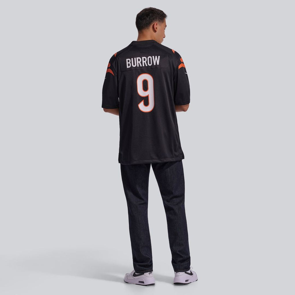 Men's Cincinnati Bengals Joe Burrow Nike Black Player Game Jersey