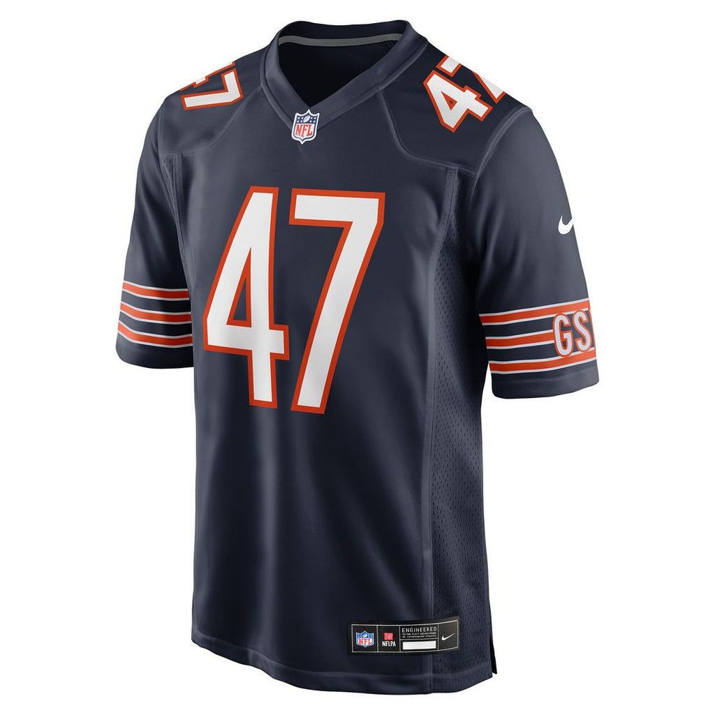 Men's Chicago Bears Ruben Hyppolite II Nike  Navy Team Game Jersey