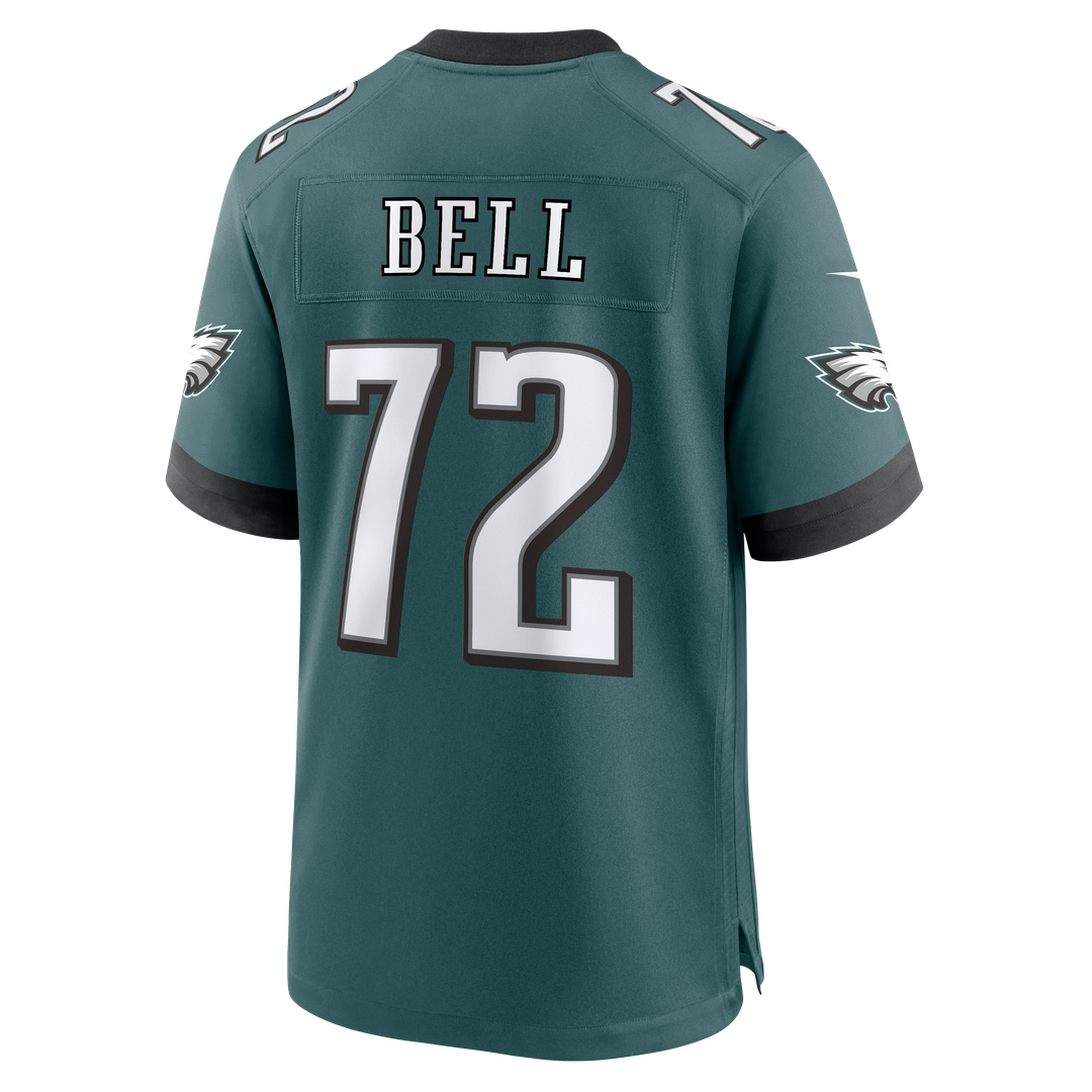 Men's Philadelphia Eagles Markel Bell Nike Midnight Green Team Game Jersey