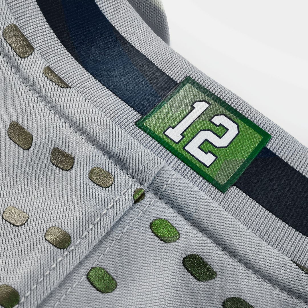 Men's Seattle Seahawks Jaxon Smith-Njigba Nike Gray Rivalries Collection Game Jersey