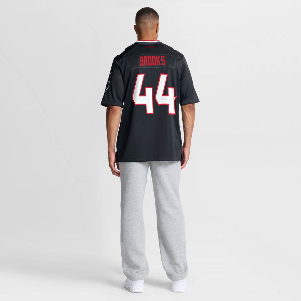 Men's Houston Texans British Brooks Nike  Navy Team Game Jersey