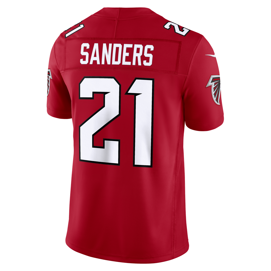Men's Atlanta Falcons Deion Sanders Nike Black Alternate Throwback Vapor F.U.S.E. Stitched Retired Limited Jersey