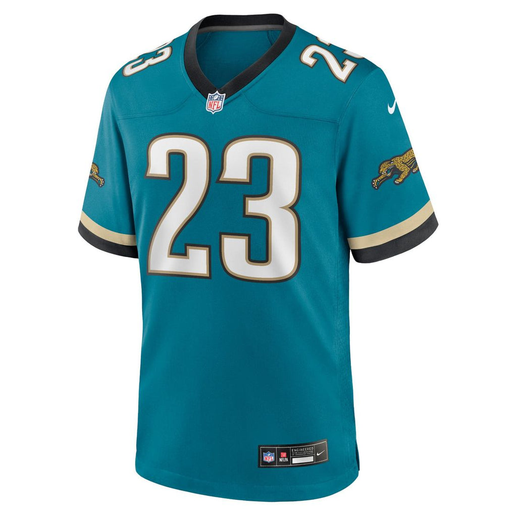 Men's Jacksonville Jaguars Foye Oluokun Nike Teal Prowler Throwback Player Game Jersey